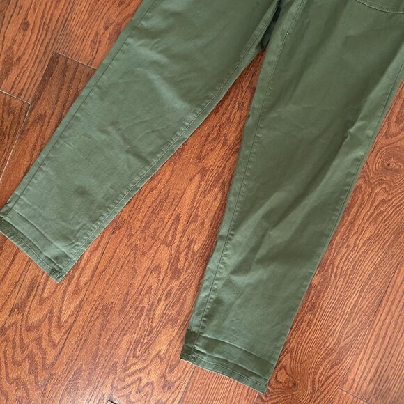 NWT Curve Appeal Utilitarian Army Green Cargo Straight Leg Pants Size 2 NEW - Picture 4 of 12